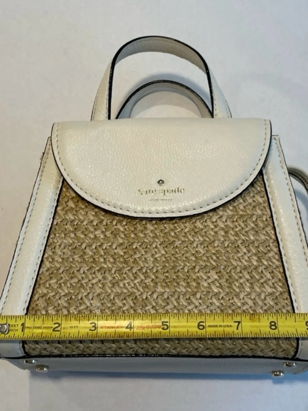 Kate Spade New York Hand Bag, Acrylic, White